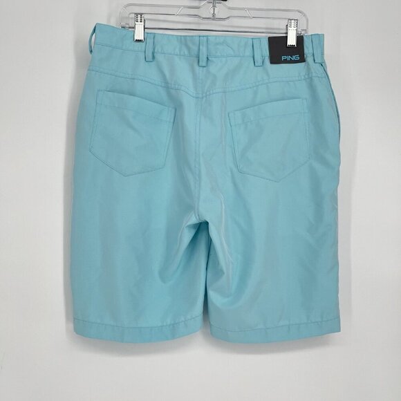 Ping Men's Light Blue Golf Shorts Size 34 - Picture 3 of 5